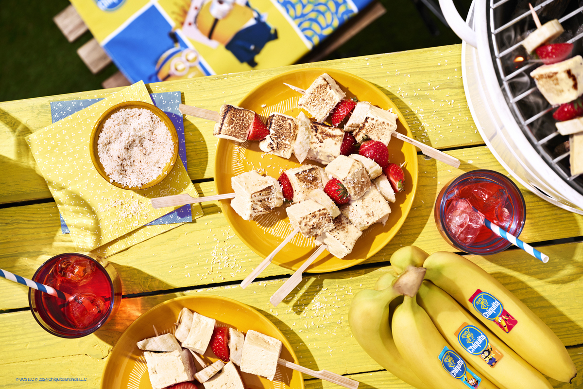 BBQ Chiquita banana marshmallows