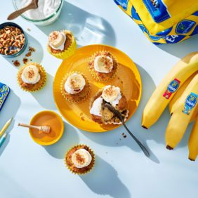 Chiquita banana carrot cake muffins